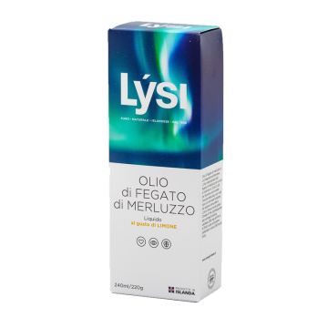 Lysi olio fegato merluzzo limone 240 ml