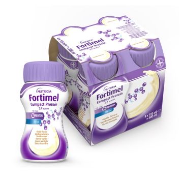 Fortimel compact protein vaniglia 4 bottiglie da 125 ml
