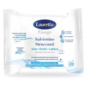Laurella visage salviettina struccante 20 pezzi