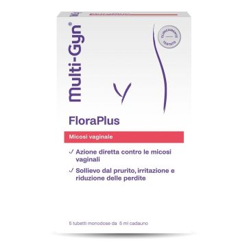 Floraplus multi-gyn candidosi vaginale 5 tubetti x 5 ml