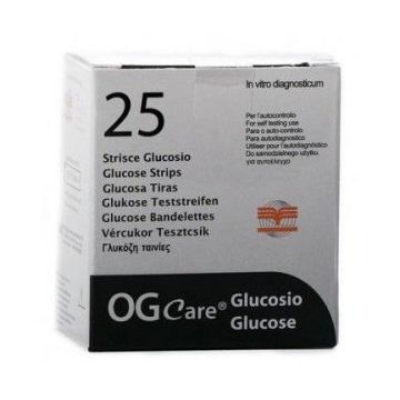 Strisce misurazione glicemia ogcare 25 pezzi