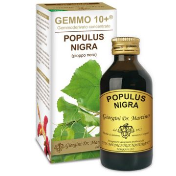Gemmo 10+ pioppo nero 100 ml liquido analcolico