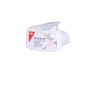 Cerotto in rocchetto transpore cm 2,5 x 5 mt dispenser 1 pezzo