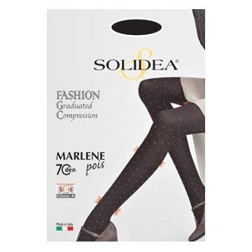 Marlene pois 70 collant opaco fantasia mosto 4-l