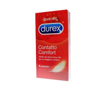 Profilattico durex contatto comfort 4 pezzi