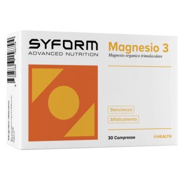 Magnesio 3 30 compresse senza glutine naturalmente privo di lattosio