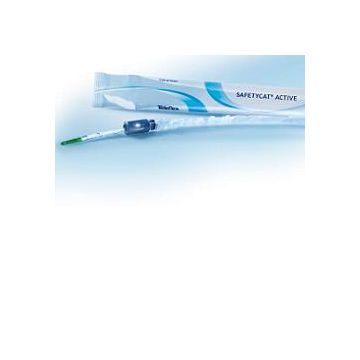 Catetere vescicale autolubrificato safetycat active ergothan 30 cm ch 08