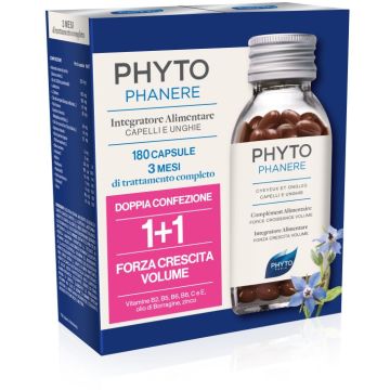 Phyto paris phytophanere integratore alimentare capelli/unghie 90+90 capsule