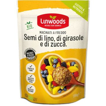 Semi di lino girasole/zucca macinati 200g