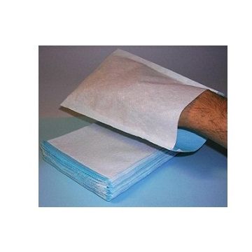 Manopola impermeabile non saponata colore azzurro 100 pezzi