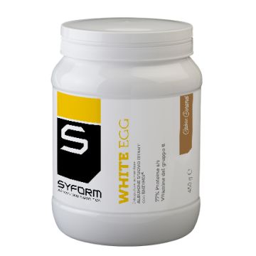 White egg integratore in polvere al gusto di creme caramel 450 g