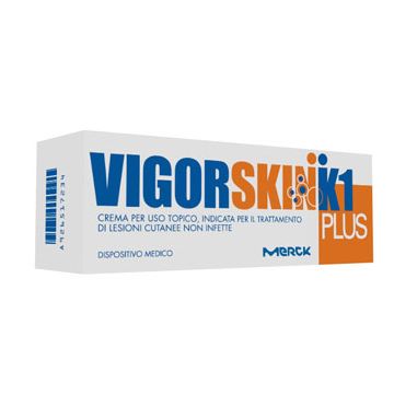 Vigorskin k1 plus crema per lesioni cutanee non infette 100 ml