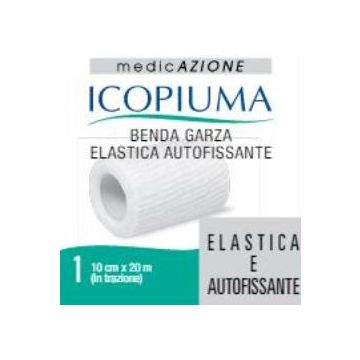 Icopiuma benda garza elastica autofissante cm 10x20 mt