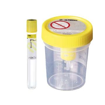 Contenitore urina + provetta medipresteril