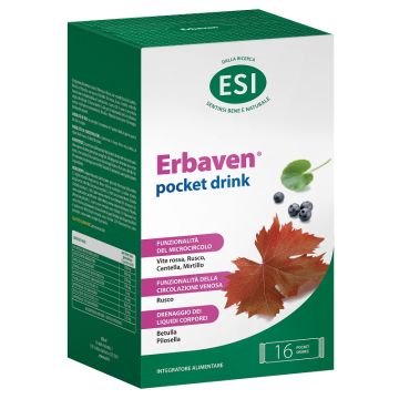 Esi erbaven pocket drink 16 pocket drink da 20 ml gusto limone