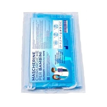 Mascherina chirurgica bimbo 10 pezzi