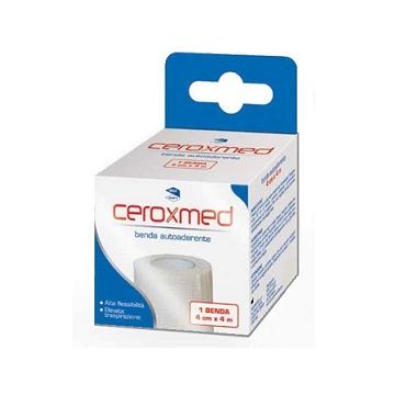 Benda elastica autoaderente ceroxmed 4 x 400 cm 1 pezzo