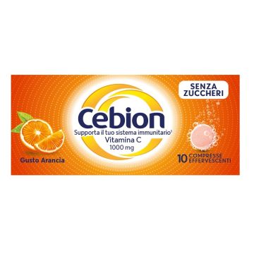 Cebion effervescente vit c senza zucchero 10 compresse