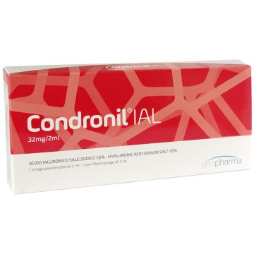 Siringa intra-articolare condronil ial acido ialuronico 1,6% 2 ml