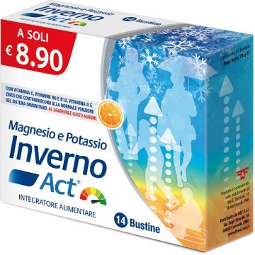Magnesio e potassio inverno act 14 bustine