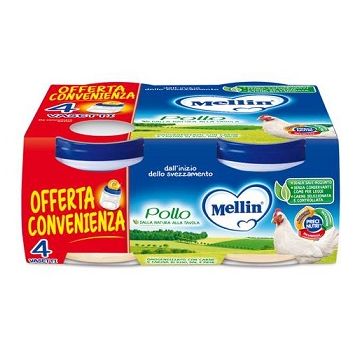 Mellin omogeneizzato pollo 4x80 g