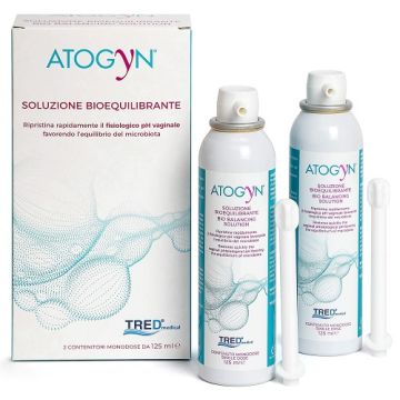 Atogyn dispositivo igiene vaginale e ripristino ph fisiologico bag on valve 2 pezzi da 125ml