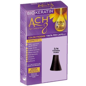 Biokeratin ach8 color prodige 3/n castano scuro