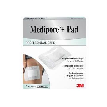 Medicazione medipore+pad 10x10cm 5pezzi