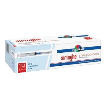 Siringa per venipuntura master-aid 10 ml gauge 21 10 pezzi
