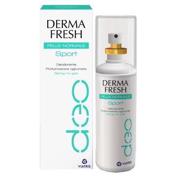 Dermafresh pelle normale sport deodorante profumazione agrumata 100 ml