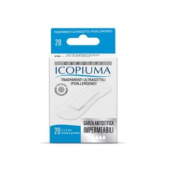 Icopiuma cerotto trasparente grande 20 pezzi