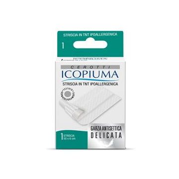 Icopiuma cerotto strisce in tessuto non tessuto 6x50 cm 1 pezzo