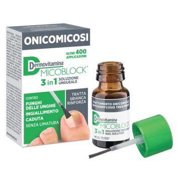 Dermovitamina micoblock 3 in 1 onicomicosi soluzione ungueale 7 ml
