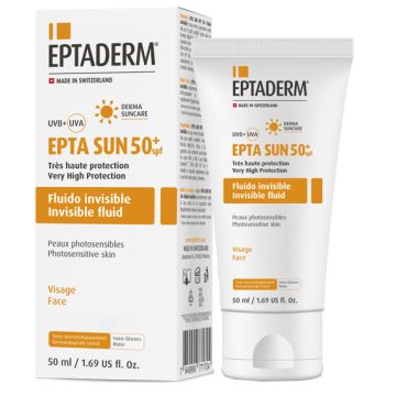Epta sun spf50+ fluido invisibile 50 ml