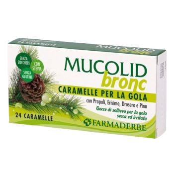 Mucolid bronc propoli&pino 24 caramelle
