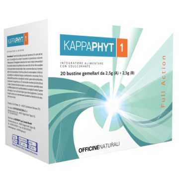 Kappaphyt 1 20 bustine gemellari da 2,5 g a + 2,5 g b