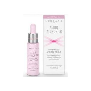 Acido ialuronico fluido viso a tripla azione trattamento antiage multiattivo 28 ml