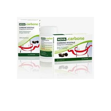 Nova carbone vegetale 120 compresse