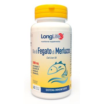 Longlife olio fegato merluzzo 1000 mg 60 perle in gelatina