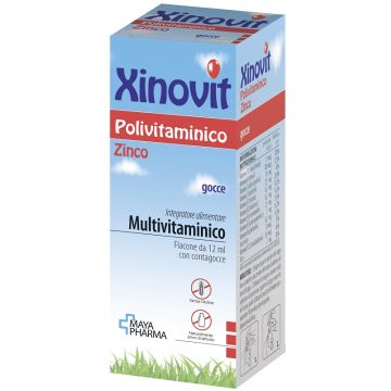 Xinovit polivitaminico 12 ml senza glutine naturalmente privo di lattosio
