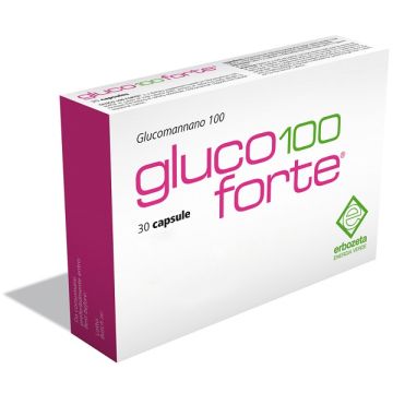 Gluco 100 forte glucomannano 100 30 capsule da 900 mg