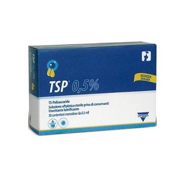 Tsp 0,5% soluzione oftalmica umettante lubrificante 30 flaconcini monodose 0,5 ml