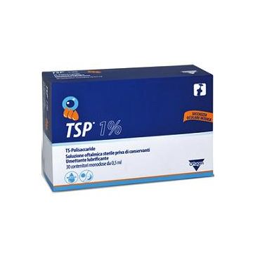 Tsp 1% soluzione oftalmica umettante lubrificante 30 flaconcini monodose 0,5 ml