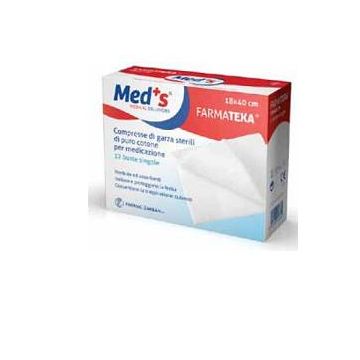 Garza compressa meds 12/8 36x40cm 12 pezzi