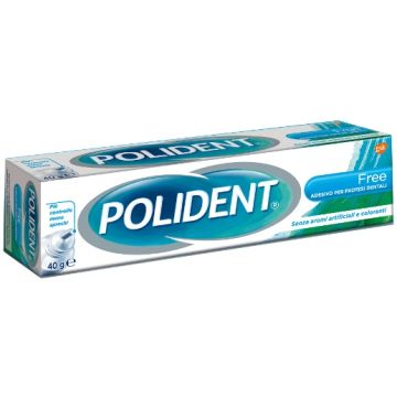 Polident free adesivo per protesi dentaria 40 g