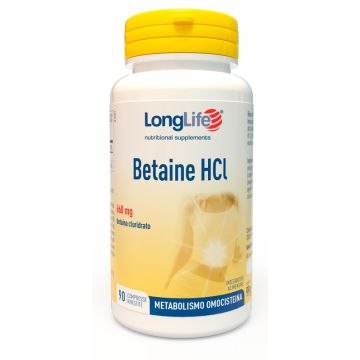 Longlife betaine hcl 90 compresse rivestite