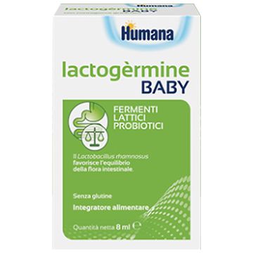 Lactogermine baby gocce flacone da 7,5 g con tappo serbatoioe contagocce