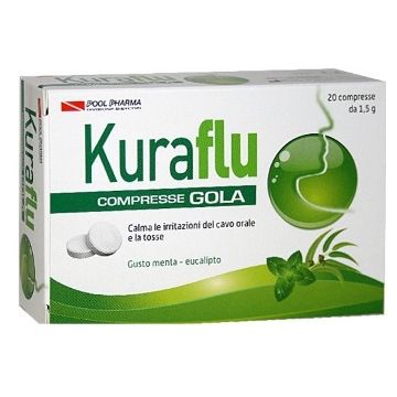 Kuraflu gola eucalipto 20 compresse 1,5 g