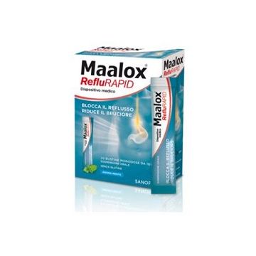 Sospensione orale maalox reflurapid 20 bustine monodose da 10 ml
