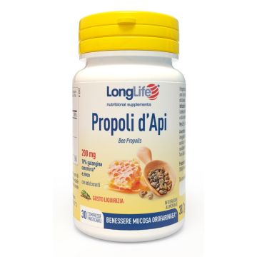 Longlife propoli d'api 30 compresse masticabili